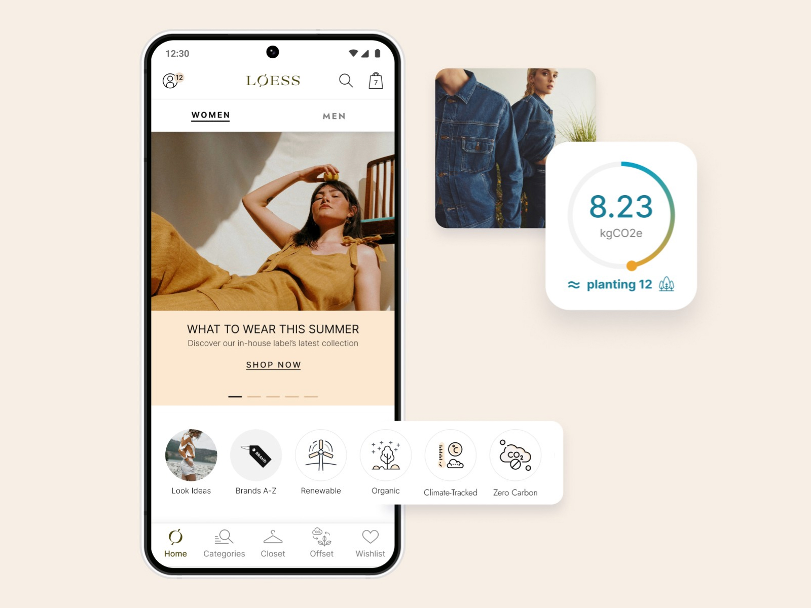 Loess: The World’s first Climate-Tracked Shopping App